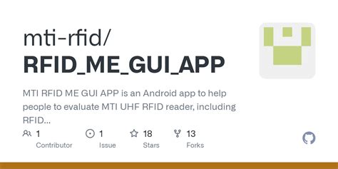 MTI RFID ME GUI APP is a Android app to help people to 